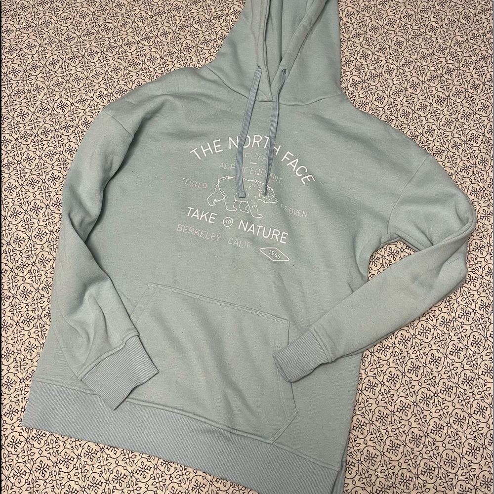 North Face hooded sweatshirt